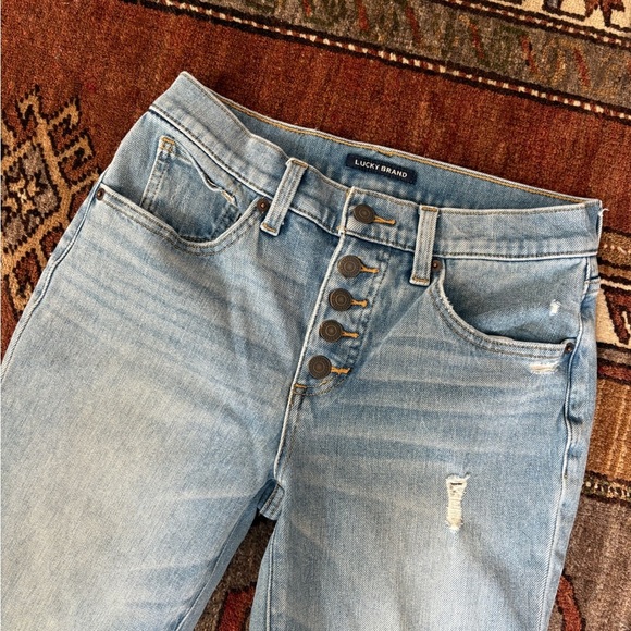 Lucky Brand Light Blue Flare Jeans - Picture 2 of 9